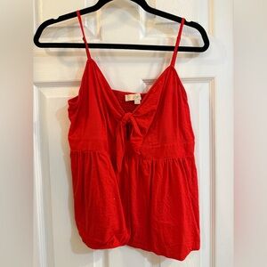 LOFT Vibrant Red Camisole Top